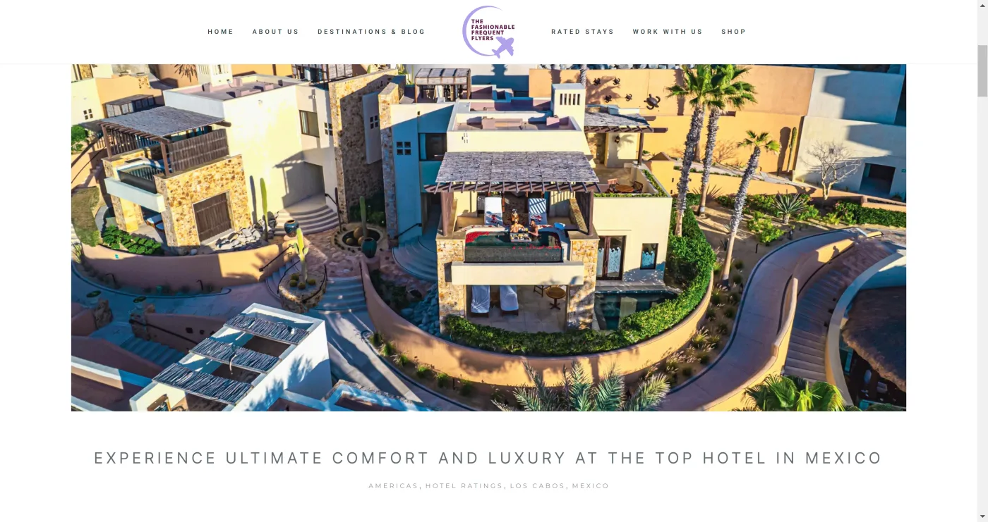 An article layout, built around their photography