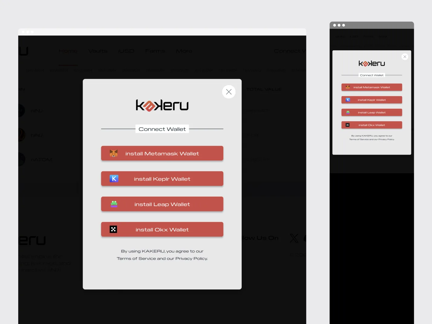 Responsive layouts across screen sizes