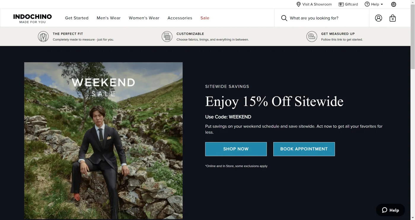 Competitor teardown, Indochino among them