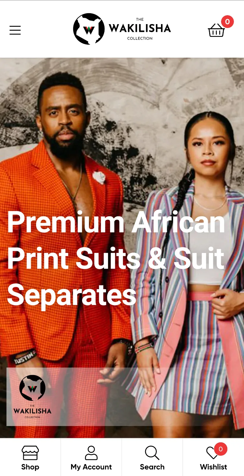 The redesigned homepage on mobile